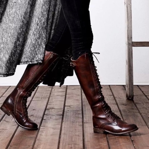 🆕 BED STU | Della Lace Up Tall Boots - Picture 5 of 8